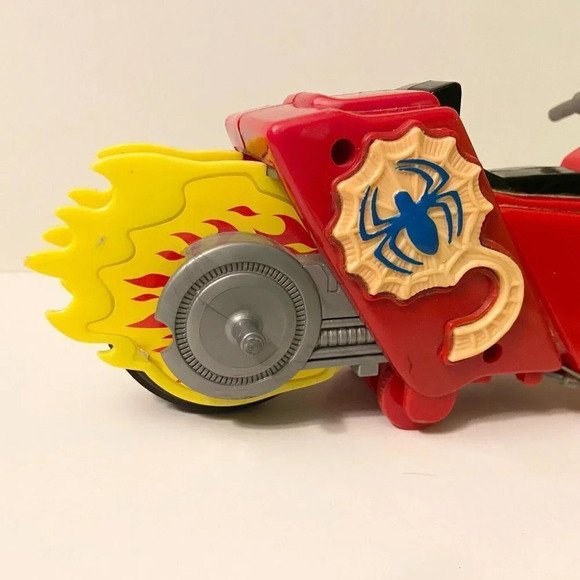 Vintage 1996 Toy Biz Marvel Comics Spiderman  Motorcycle Loose Toy - Picture 6 of 14